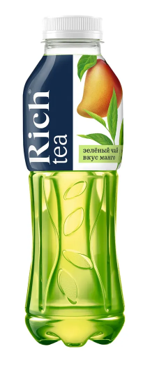 Холодный чай RICH зелёный со вкусом манго 0.5 л