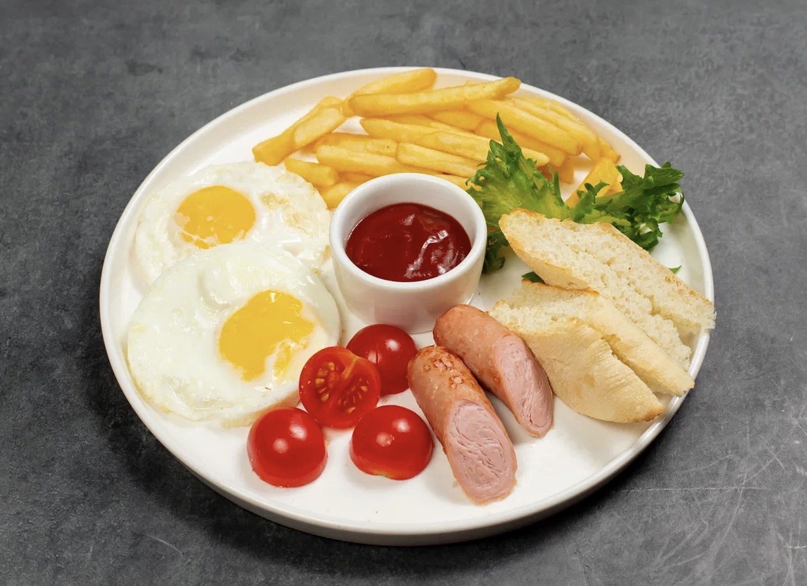 Комбо с глазуньей