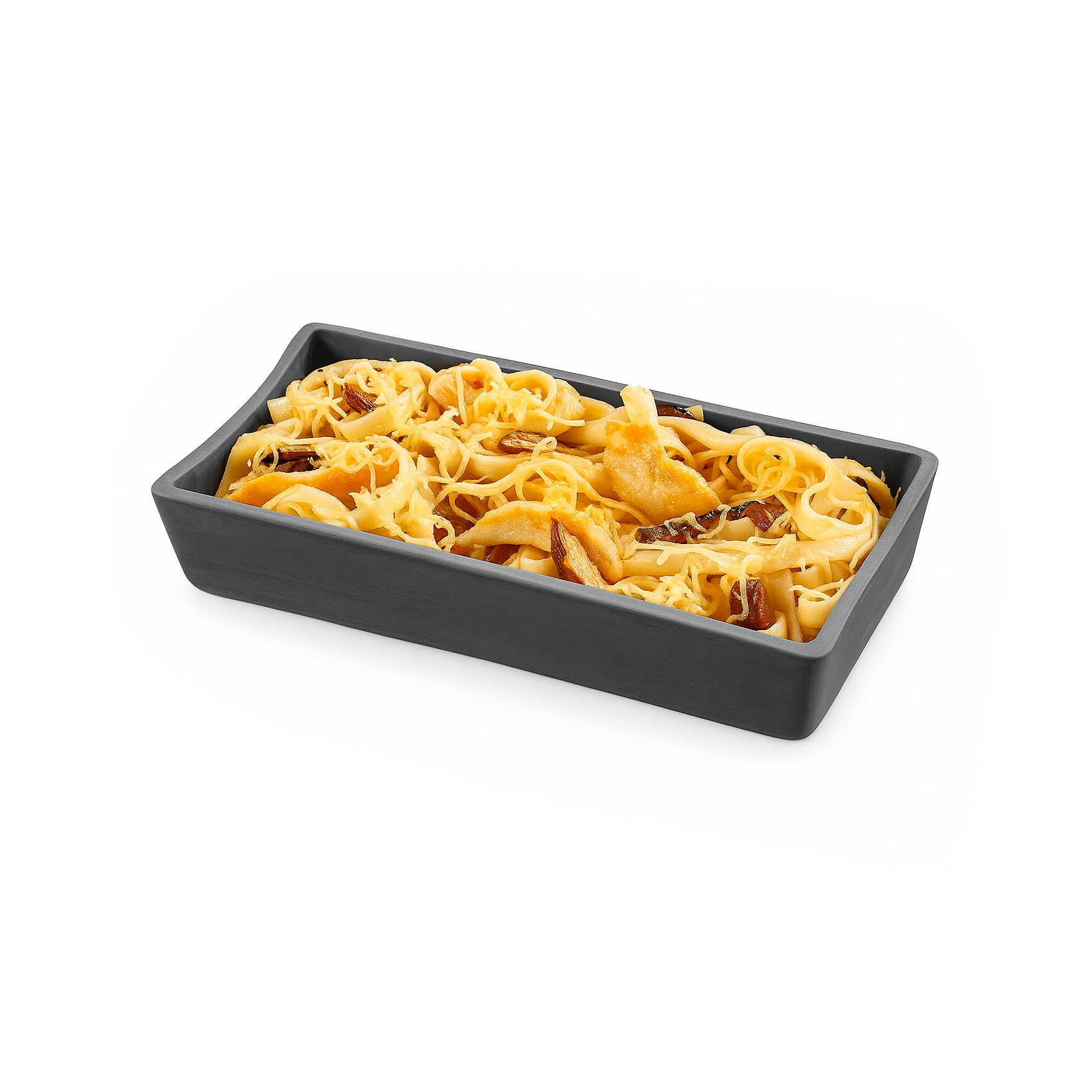 Удон с курицей под сливочным соусом