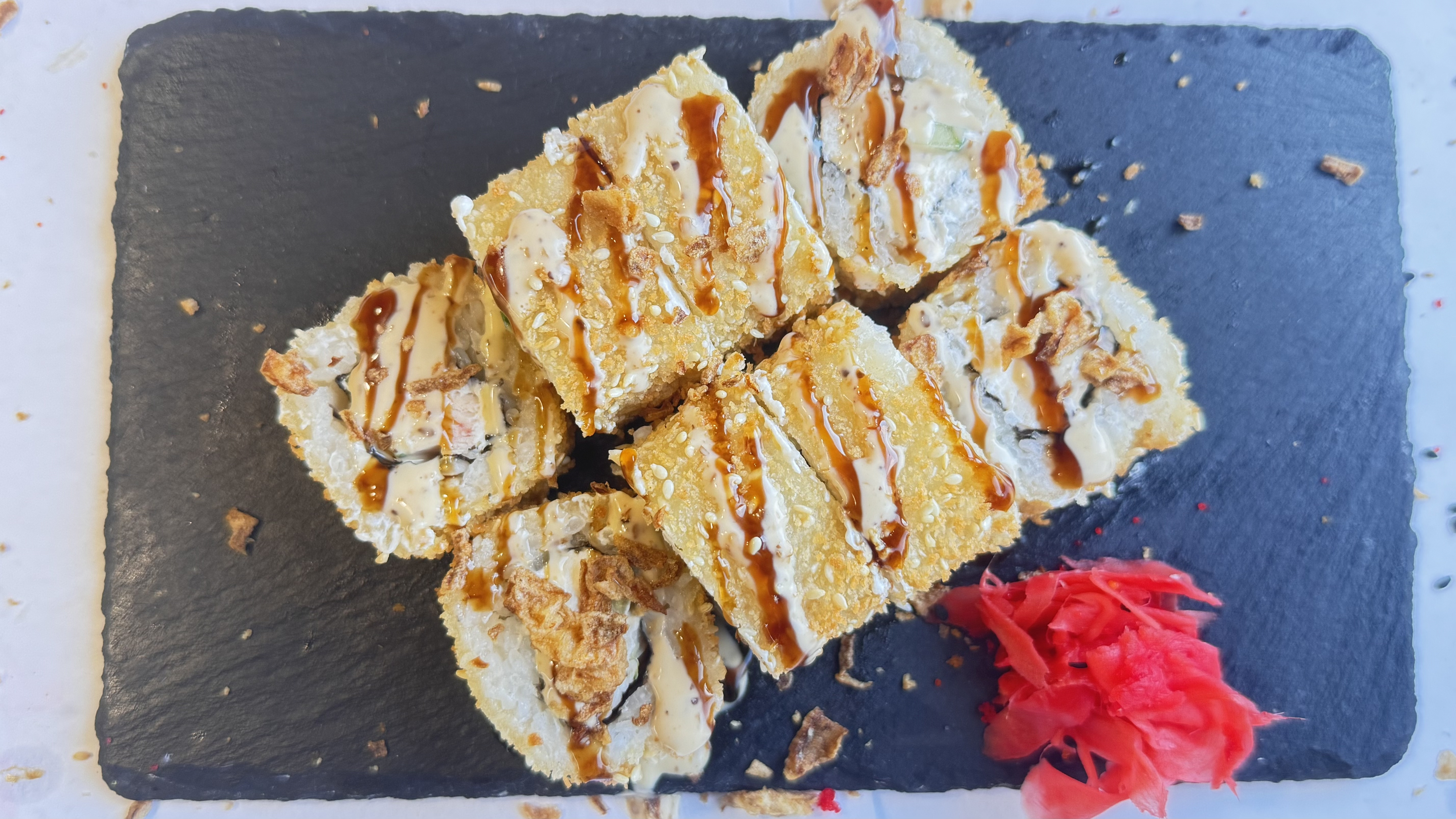 Жареная курочка в кунжуте