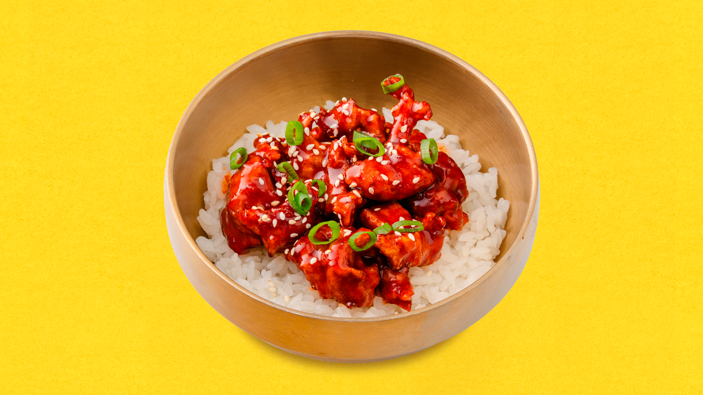 Корейский чикен в кисло-сладком соусе