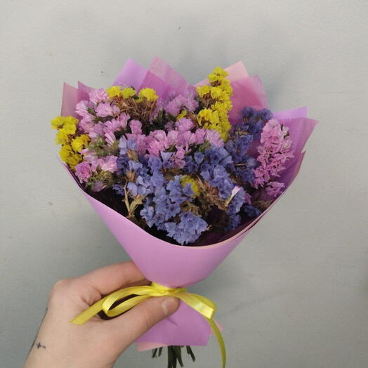 Букетик сухоцветик со статицей