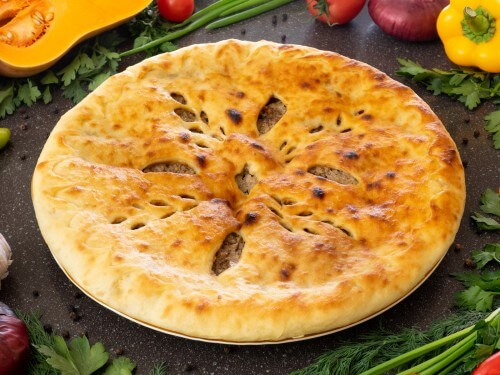 Пирог с мясом 32см