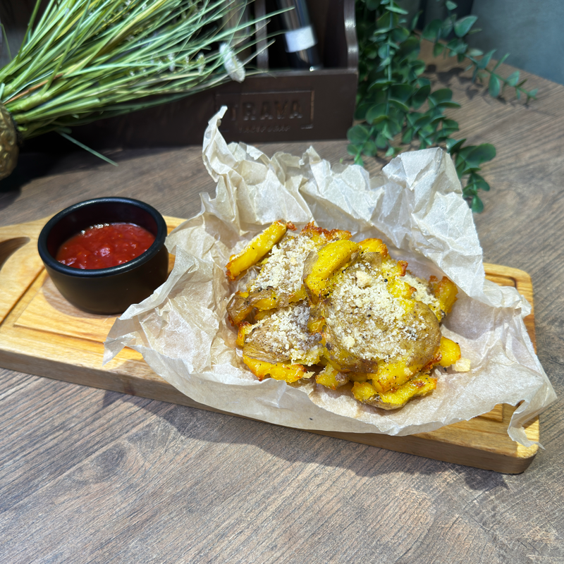 Картофель Криспи с шашлычным соусом
