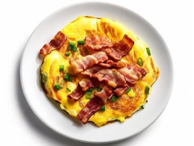 Омлет с беконом