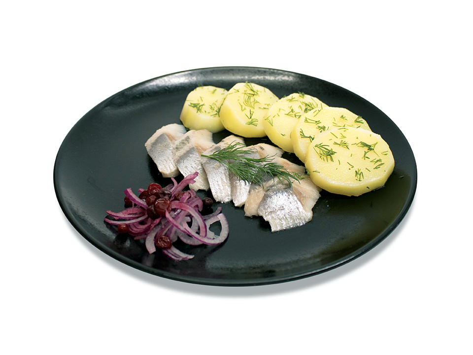 Сельдь с картофелем