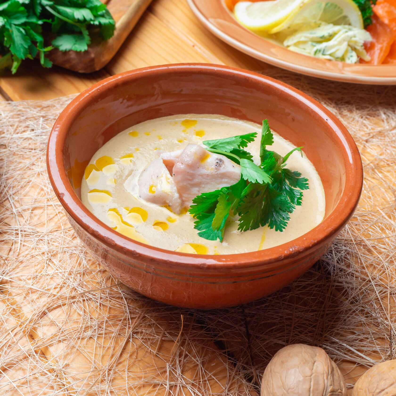 Сациви с курицей по-мегрельски