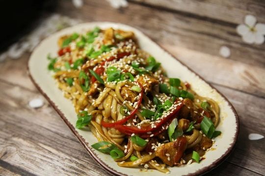 Вок по-китайски с курицей