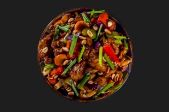 Желудочки куриные в соусе терияке