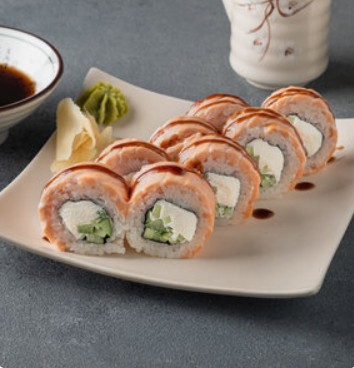 Запеченная Филадельфия Биг в унаги