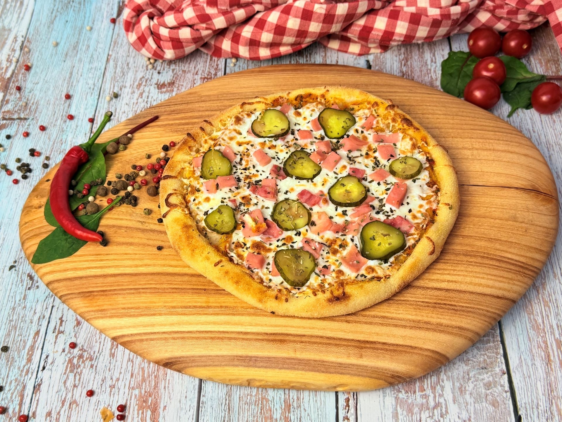 Фокачча с ветчиной