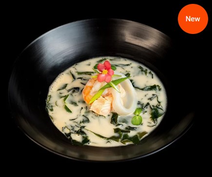 Суимоно сливочный с морепродуктами