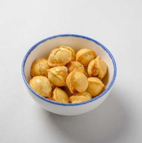 Жареные пельмени с курицей