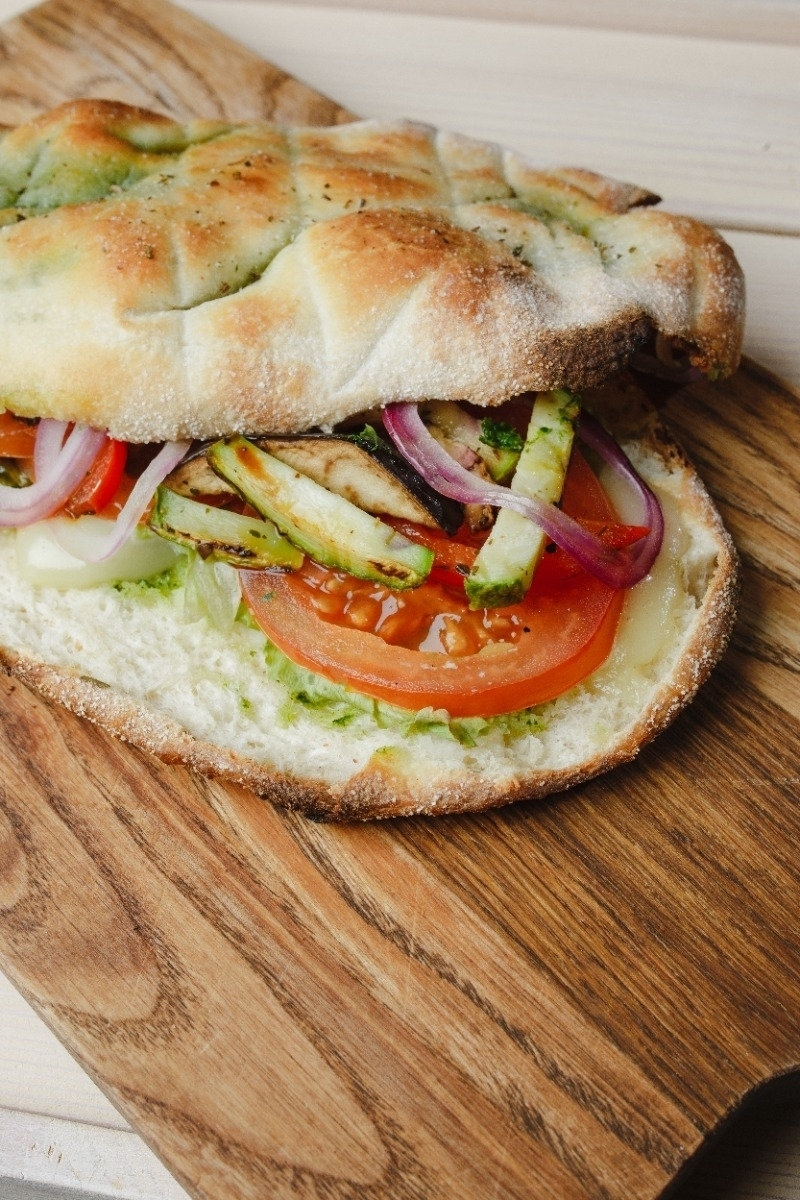 Панини с овощами-гриль