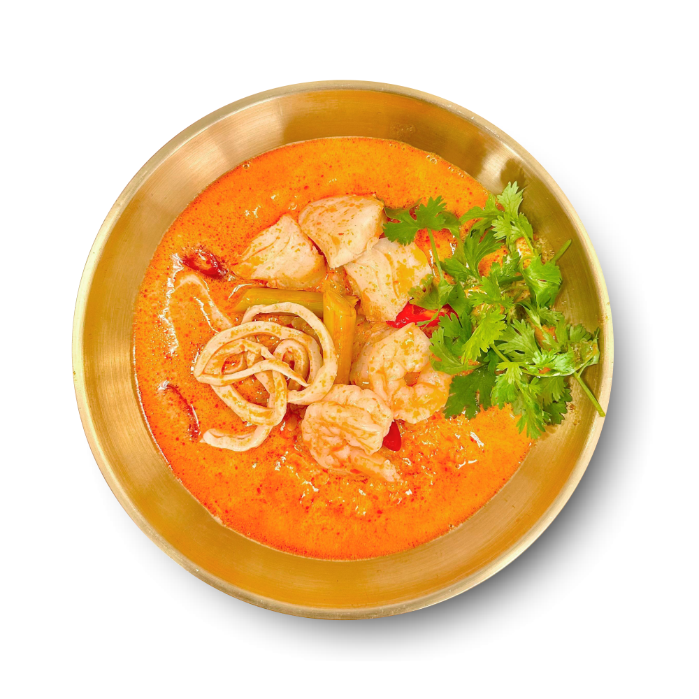 Суп Том Ям королевский с морепродуктами