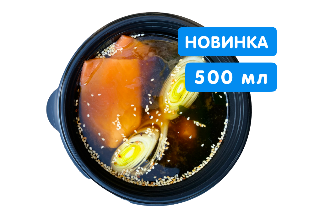 Мисо суп с лососем