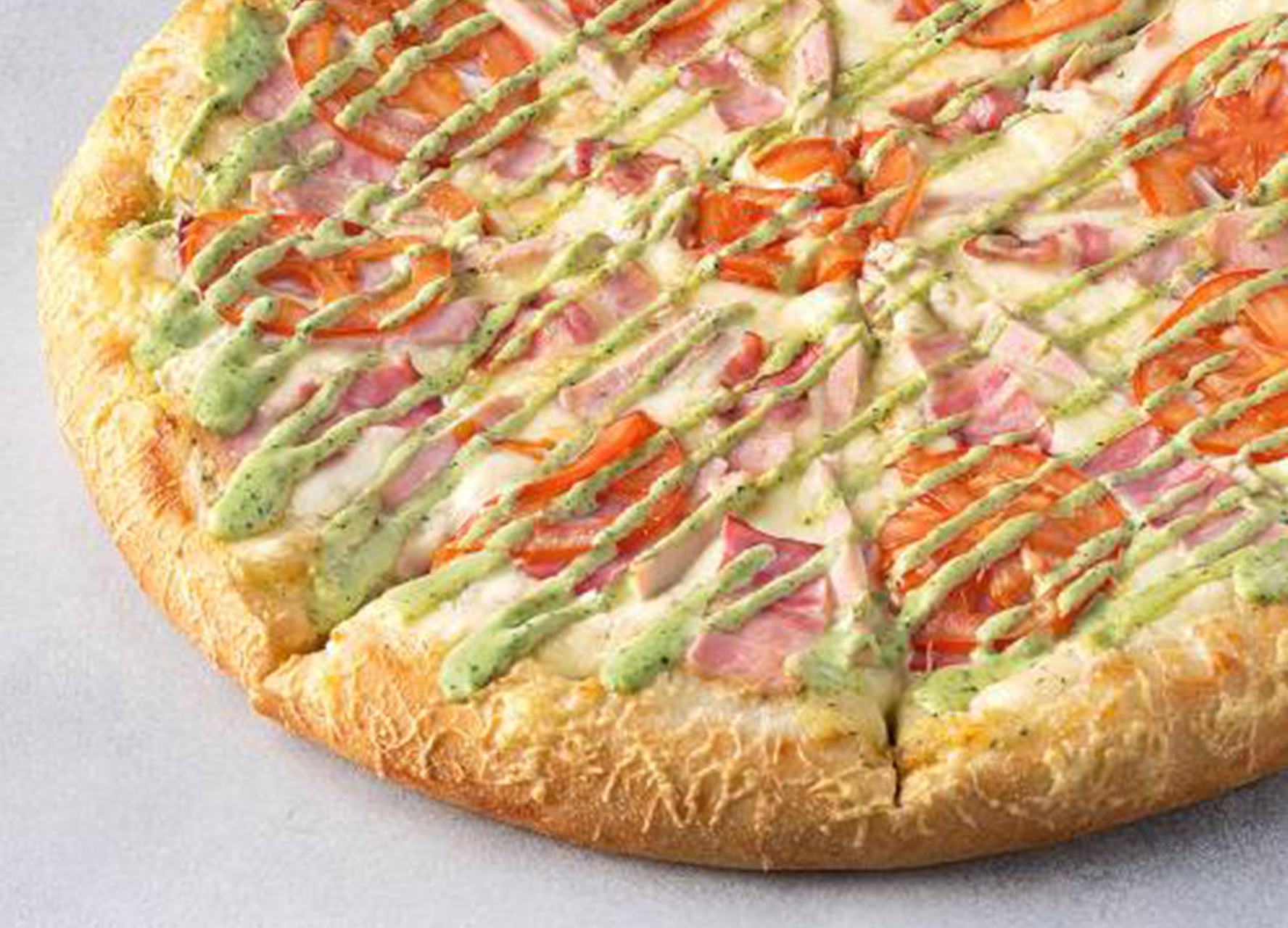 Пицца Чикен Ранч 40 см на толстом с сыром