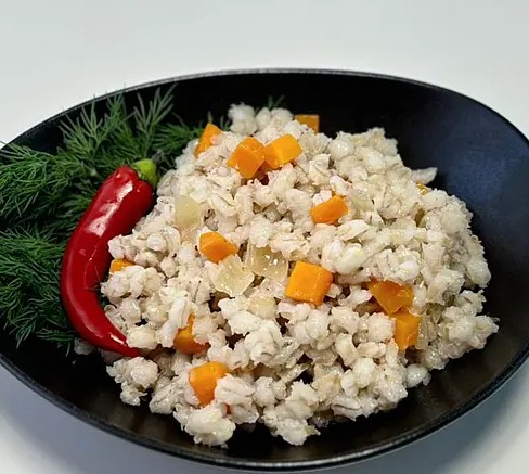 Перловка с овощами
