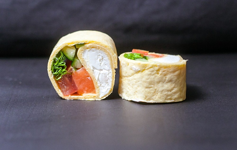 Тортилья с лососем