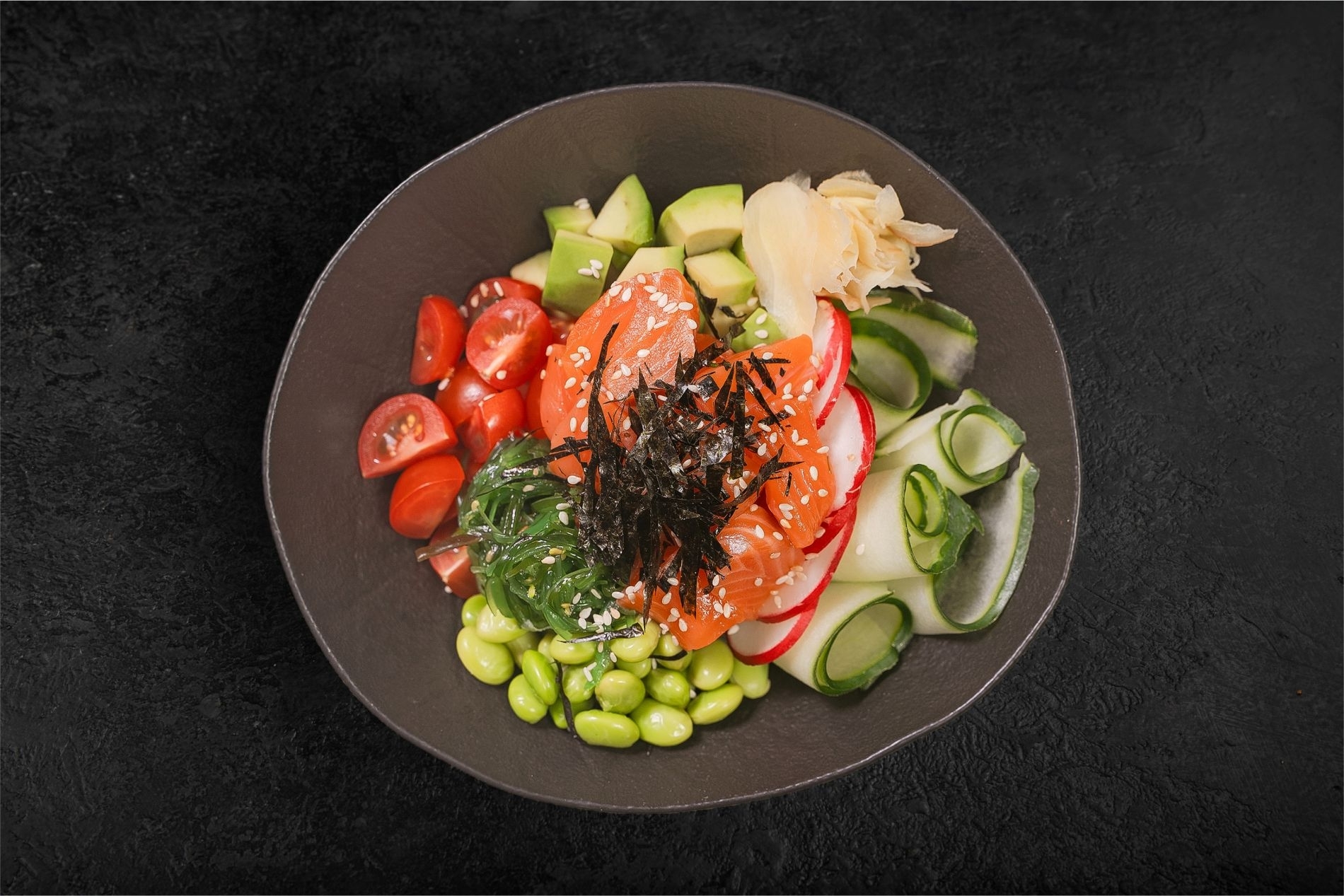 Поке с лососем