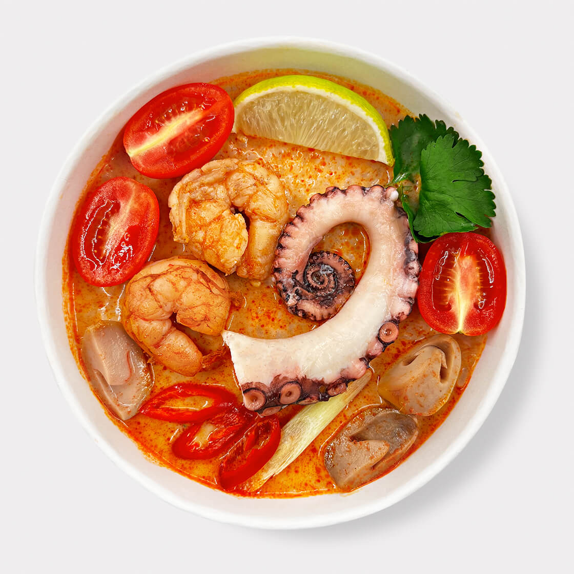 Том Ям с морепродуктами