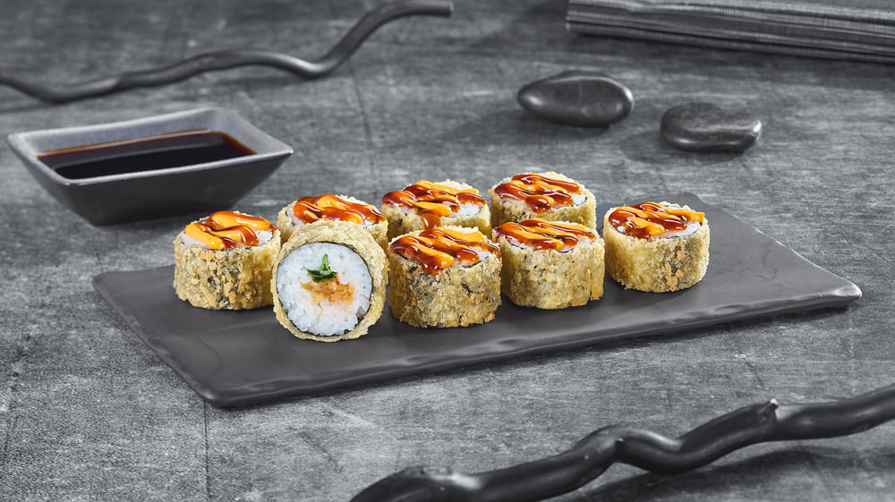 Ролл Терияки лайт темпура (мини)