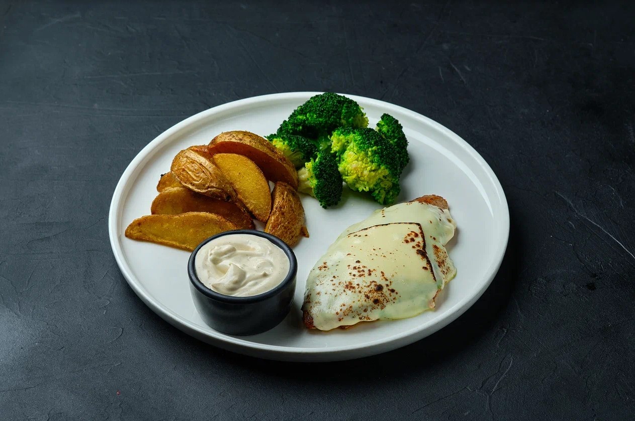 Куриная грудка со шпинатом