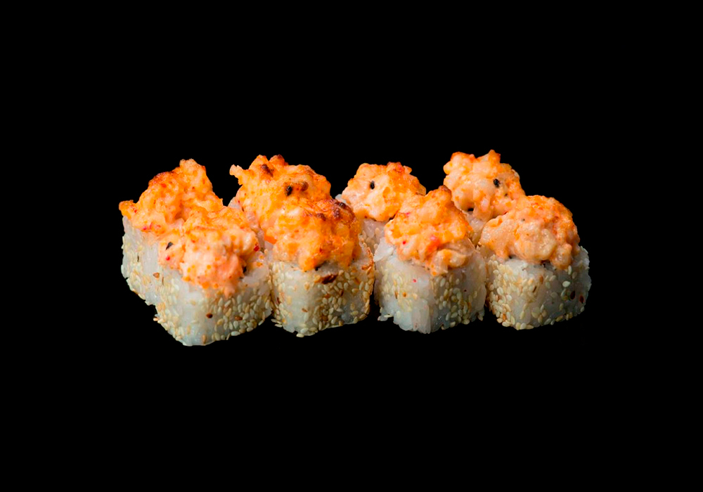 Острый с кальмаром и креветкой