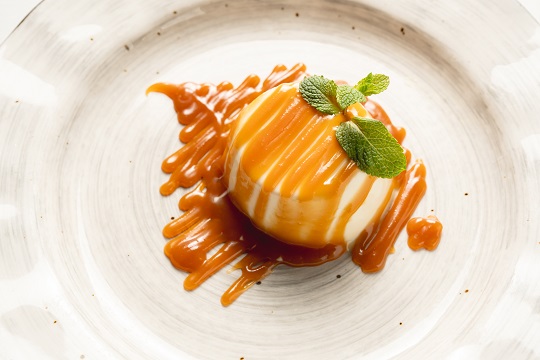 Панна котта с соленой карамелью