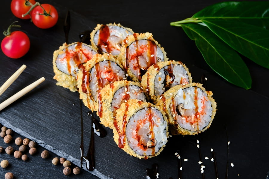 Угорь и Краб темпура