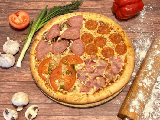 Пицца «Четыре вкуса» 25 см