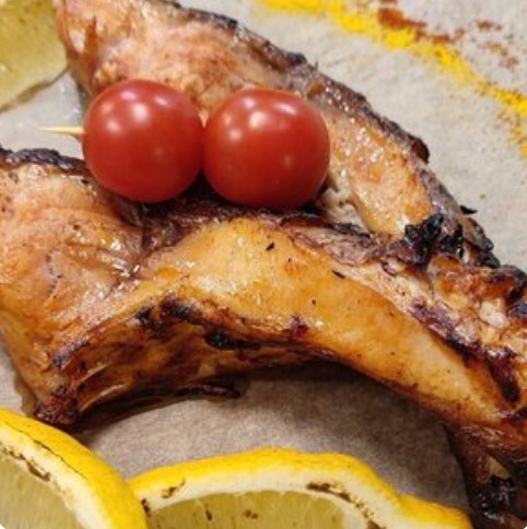 Карп на мангале