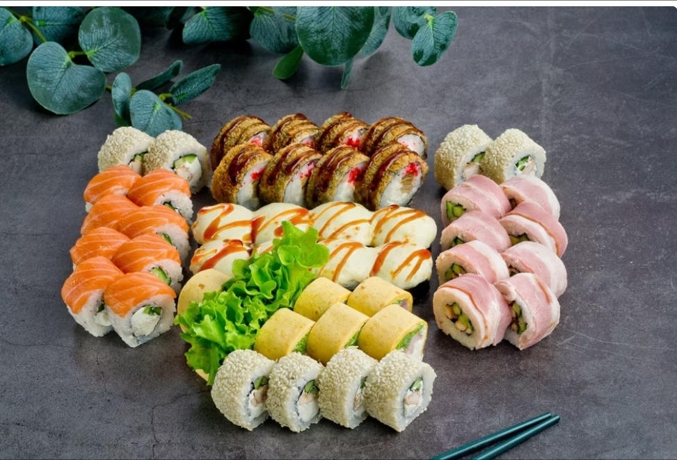 Ролл-с-ройс 1410гр/48шт ЛОСОСНЕМ