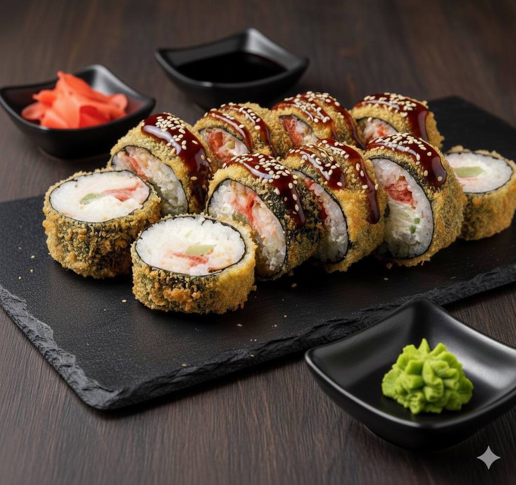 Ролл "Окунь Темпура"