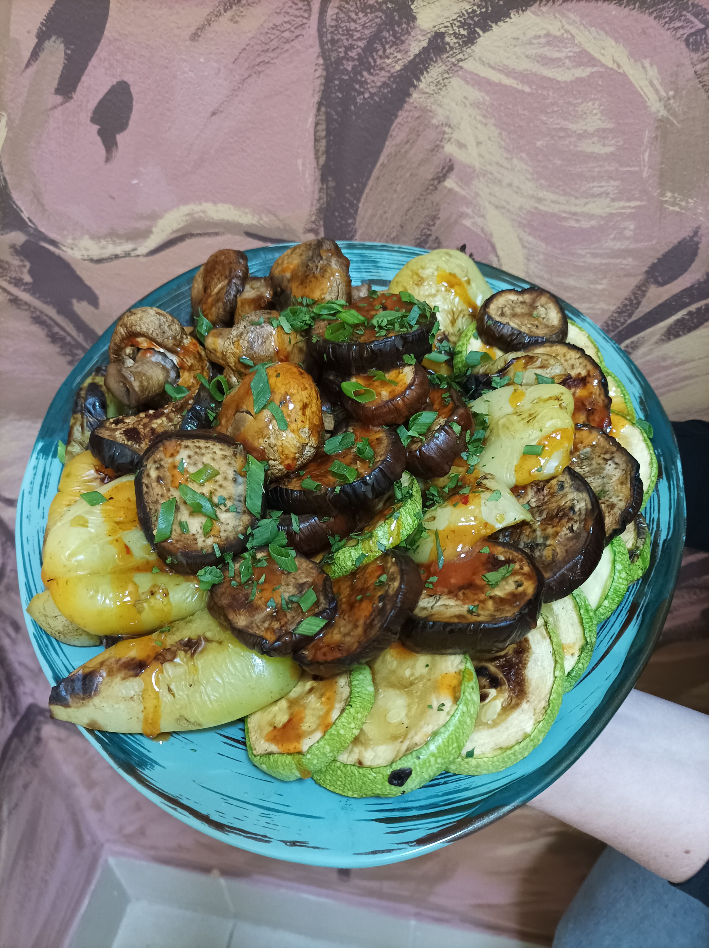 Овощи на мангале
