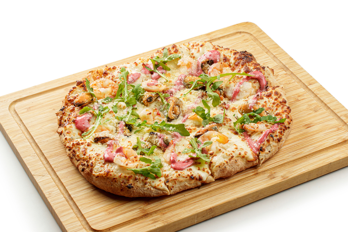 Пицца с мидиями