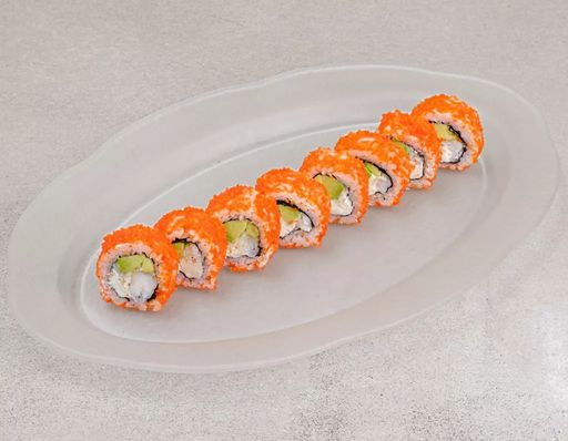 Калифорния с креветкой в масаго