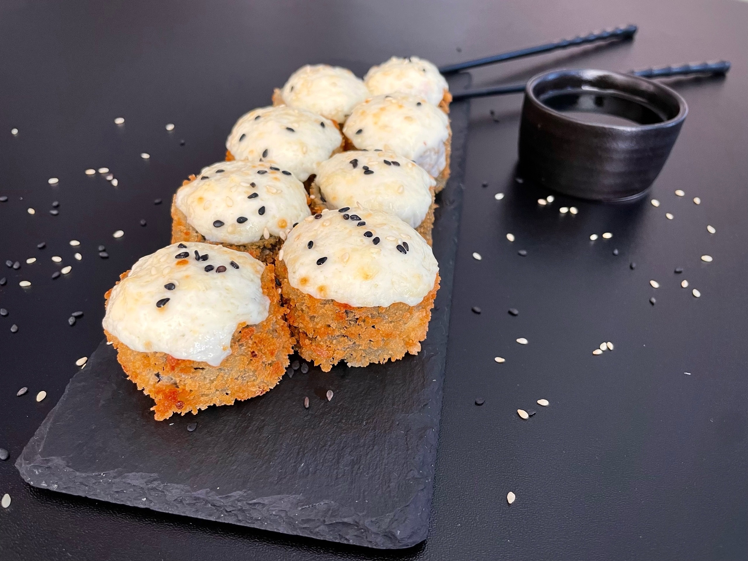 Яки кани жарено-запеченный