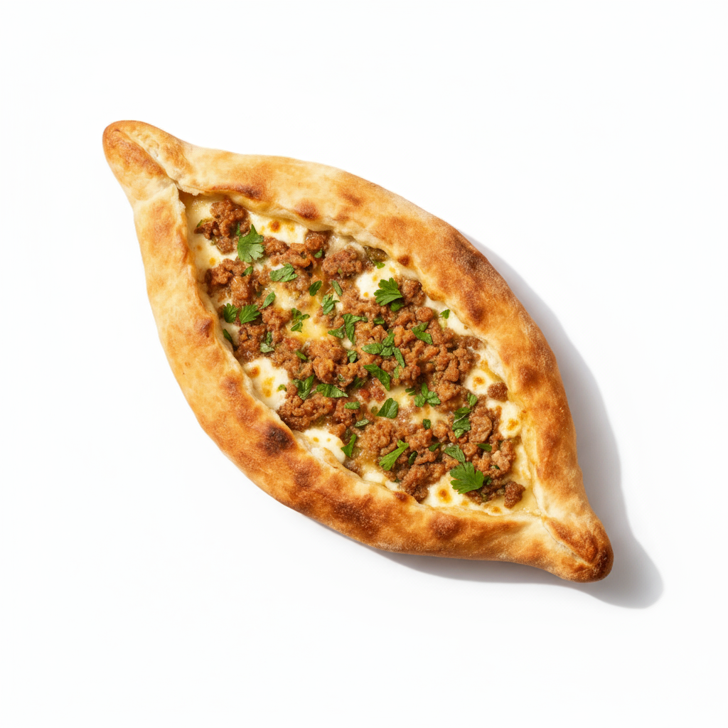 Хачапури с говядиной и свининой