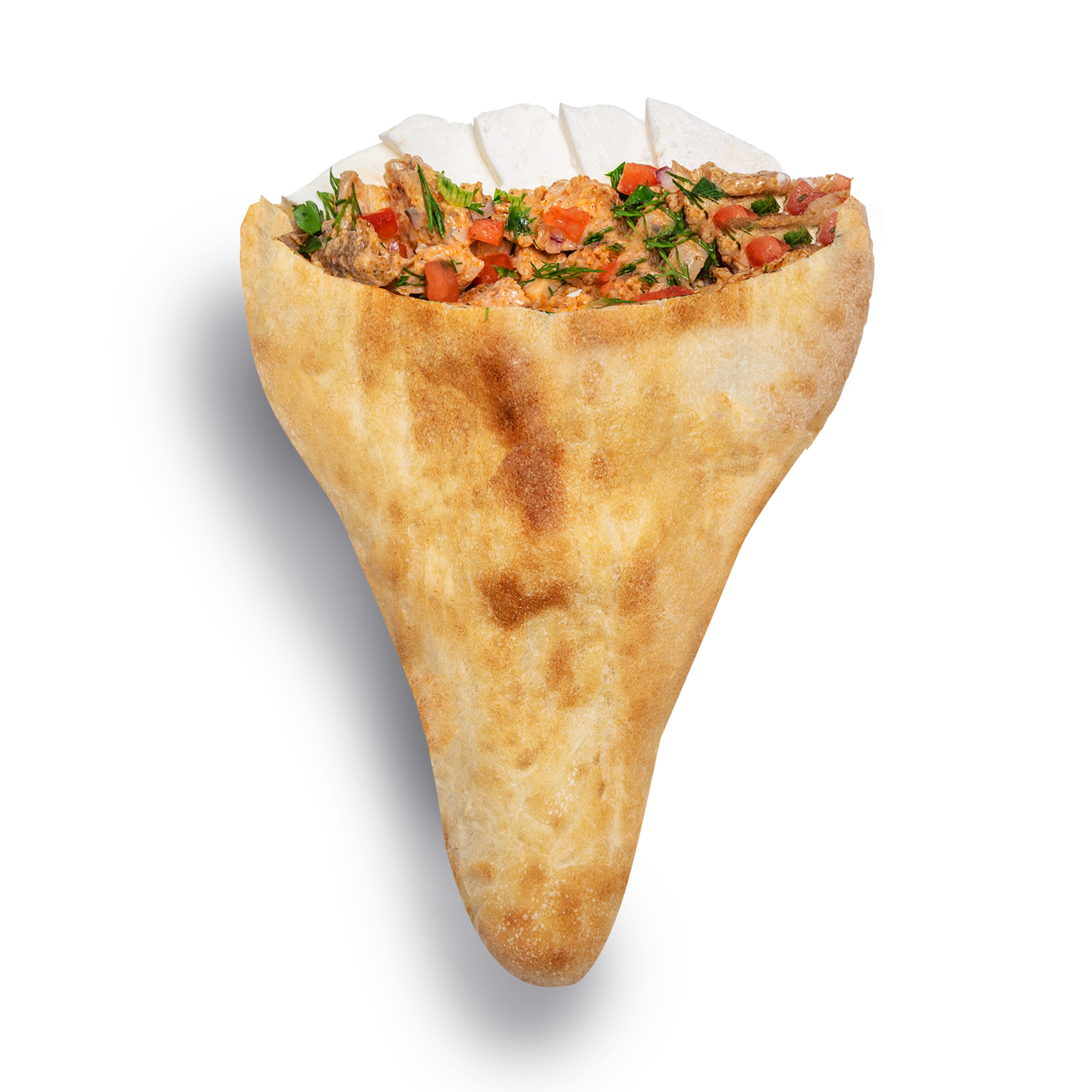 Бутер с курицей и брынзой