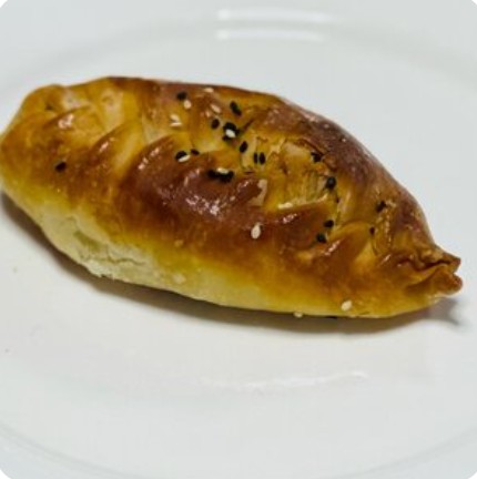 Самса с картошкой и зеленью
