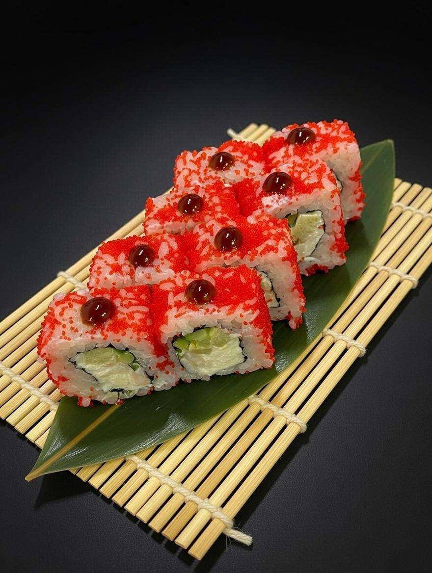 Ролл Калифорния с креветкой