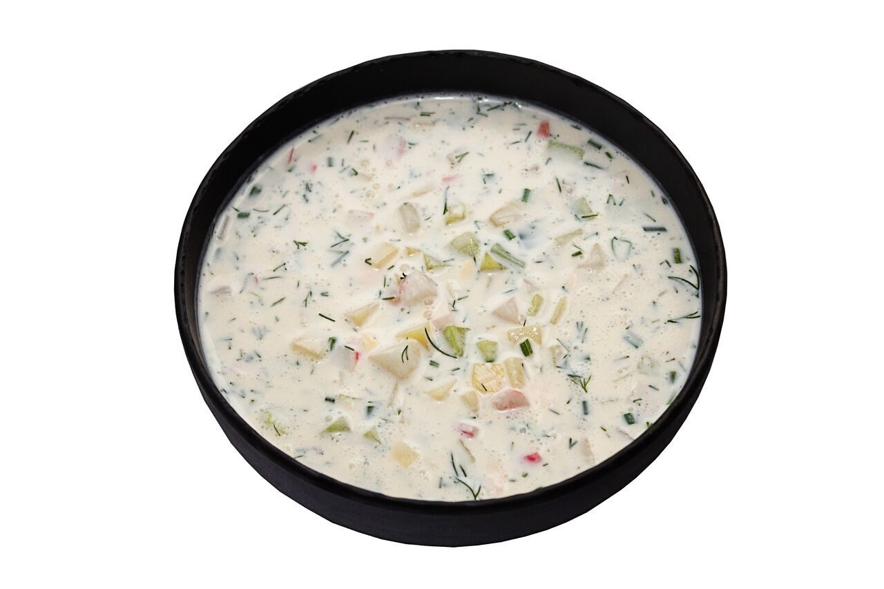 Окрошка на кефире