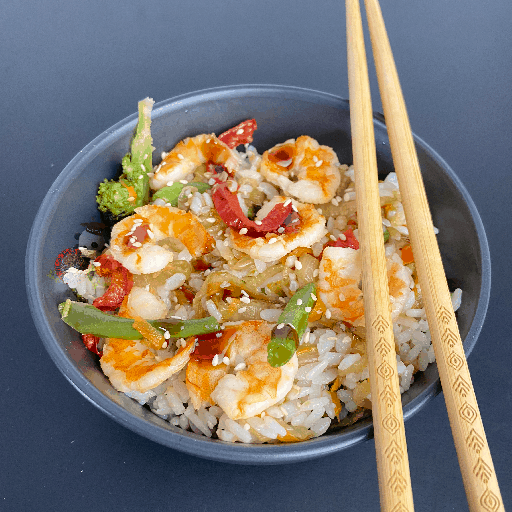 WOK Тяхан с Креветками