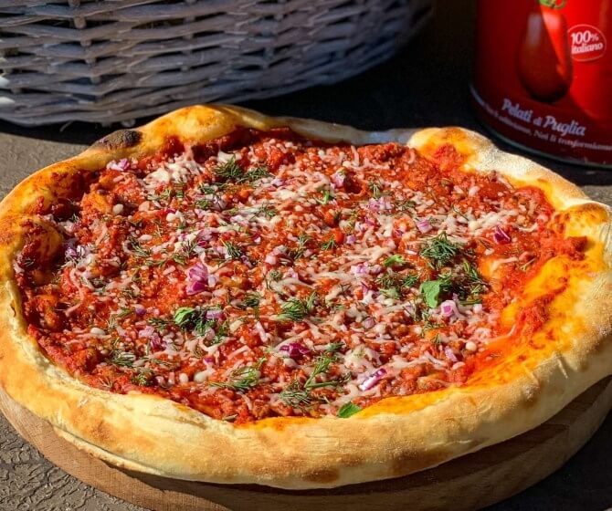 Пицца Болоньезе