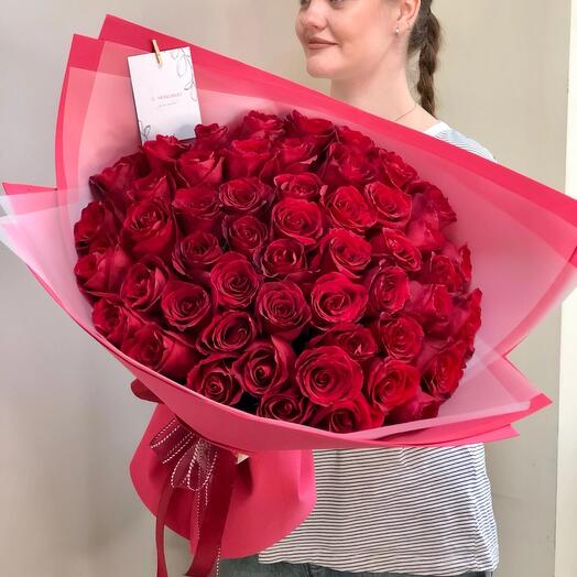 51 Роза пышный букет ХИТ продаж