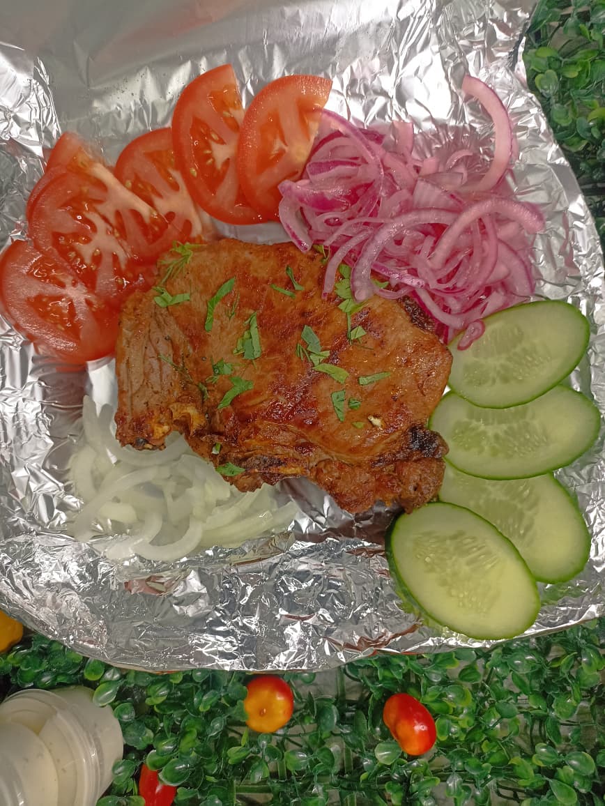 Шашлык из свининой корейки 