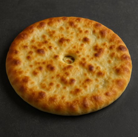 Осетинский пирог с сыром и свекольными листьями 24 см