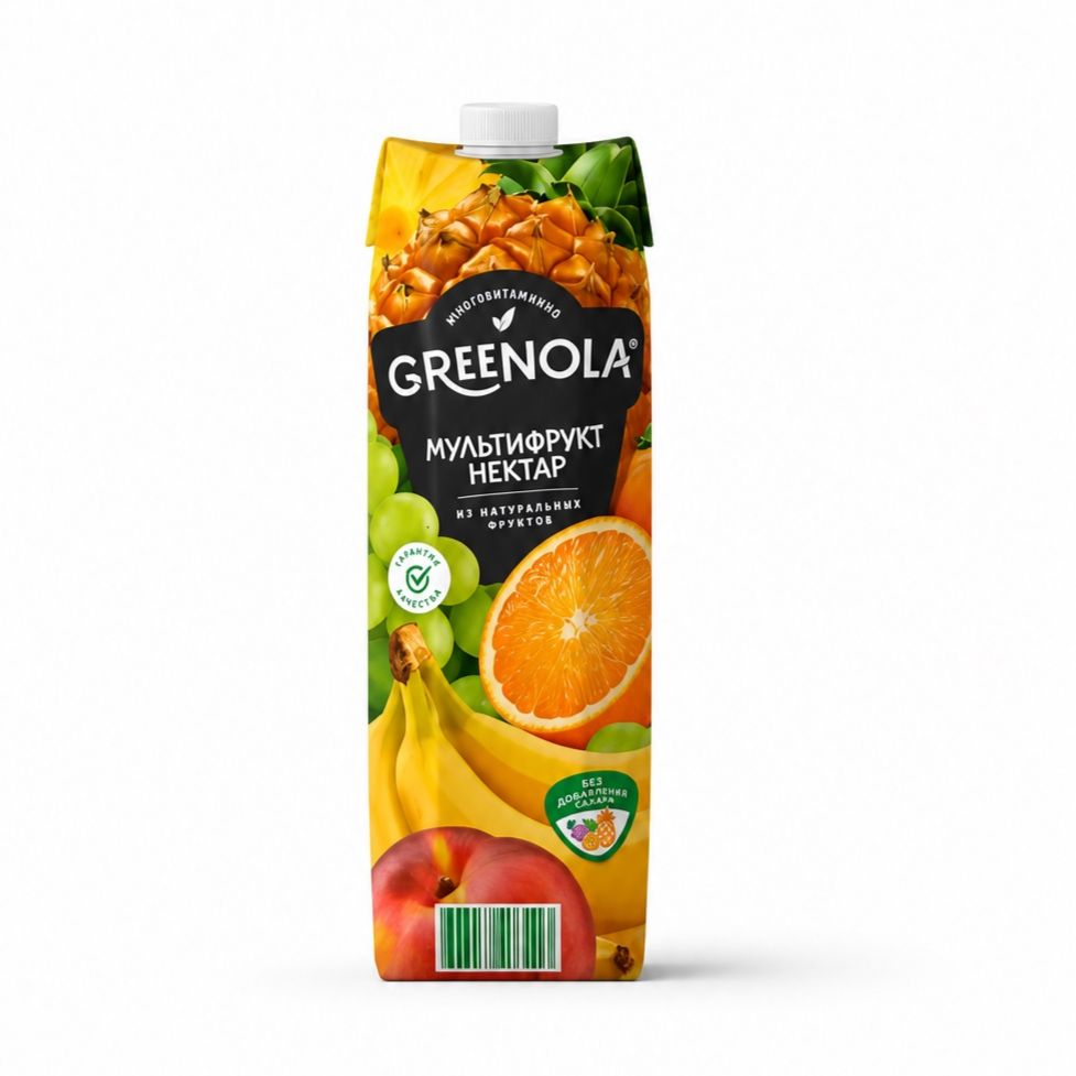 Нектар GREENOLA мультифруктовый