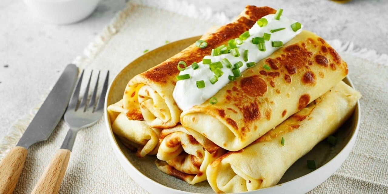 Блины с мясом